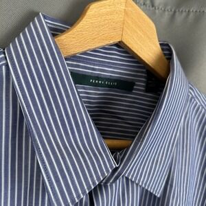 NEW Perry Ellis XL Blue‎ Dress Shirt – $69.50 MSRP, Button-Down, Long Sleeve